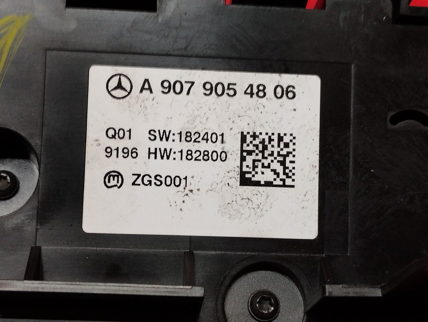 Панель керування клімат-контролю Mercedes Sprinter 907 Спрінтер с7