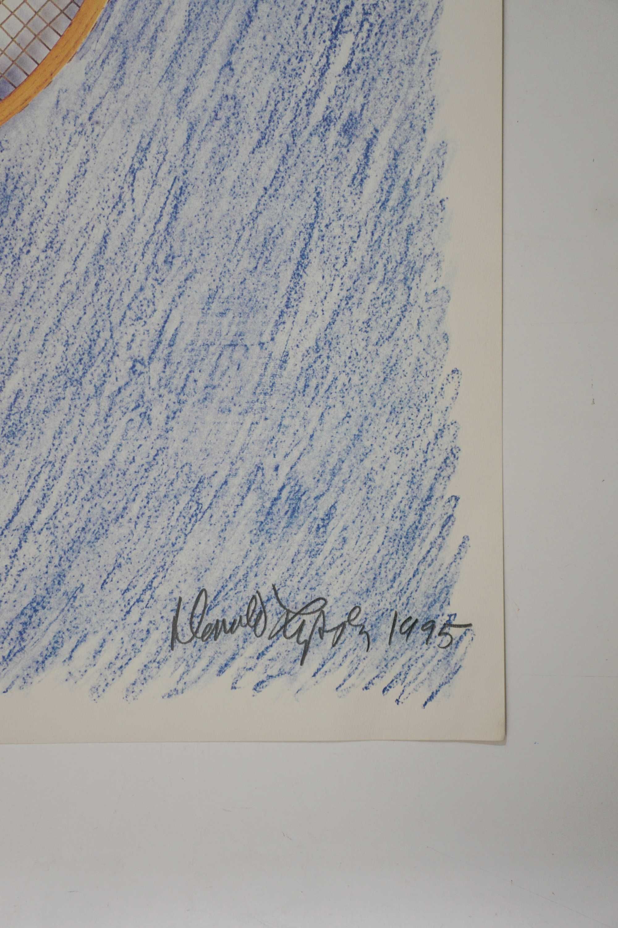 Serigrafia de Donald Lipski - Roland Garros 1995
