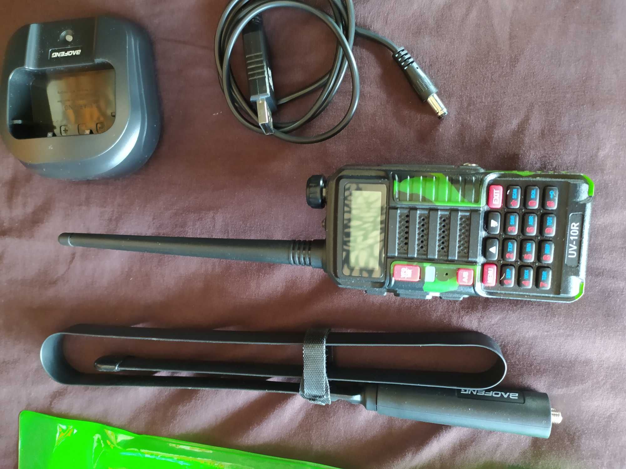 Baofeng UV-10R V2 + antena taktyczna Baofeng