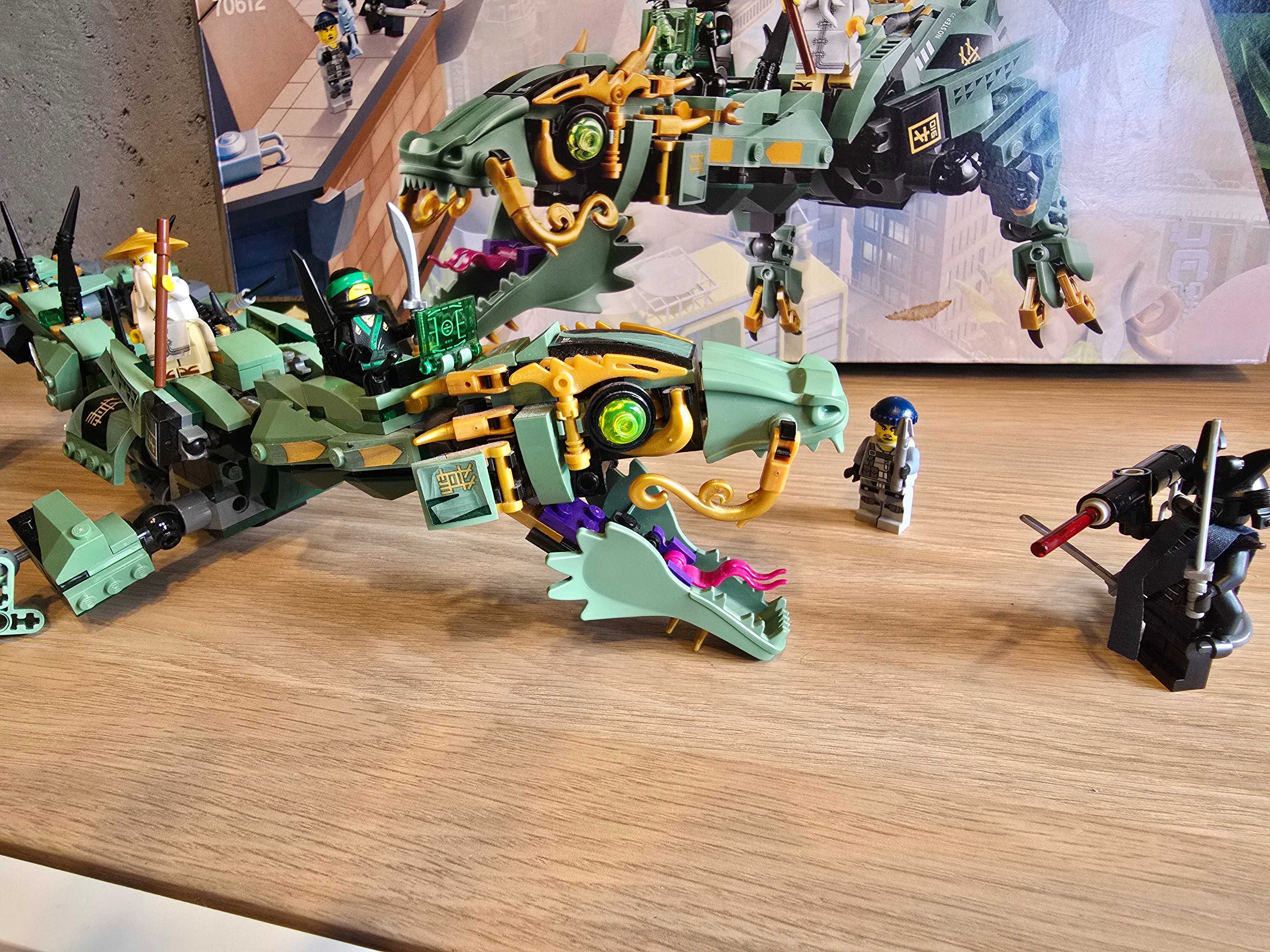 LEGO 70612 Ninjago - smok zielonego ninja- instrukcja, pudelko