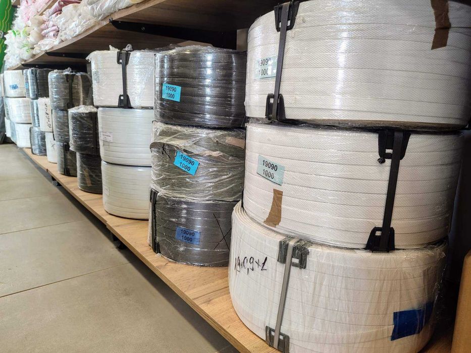 Стрічка поліпропіленова (стреппінг) пакувальна (великий вибір)