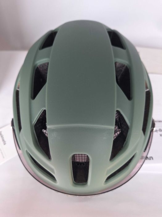 Kask rowerowy Uvex Finale Visor Vario Moss Green Cloud M 52-57cm S1-3