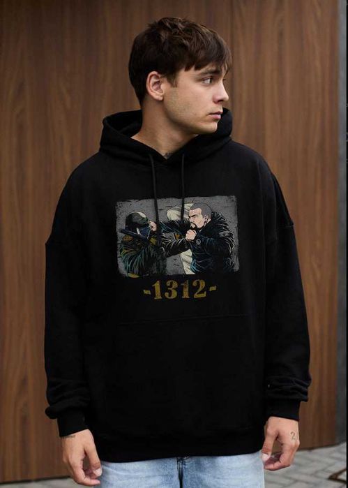 Черное Худи Weekend Offender • Leo Gregory  • Чорне Худі WK • ХС-ХЛ