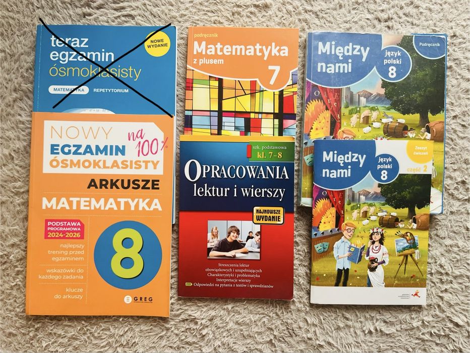 arkusze i repetytorium egzamin ósmoklasisty