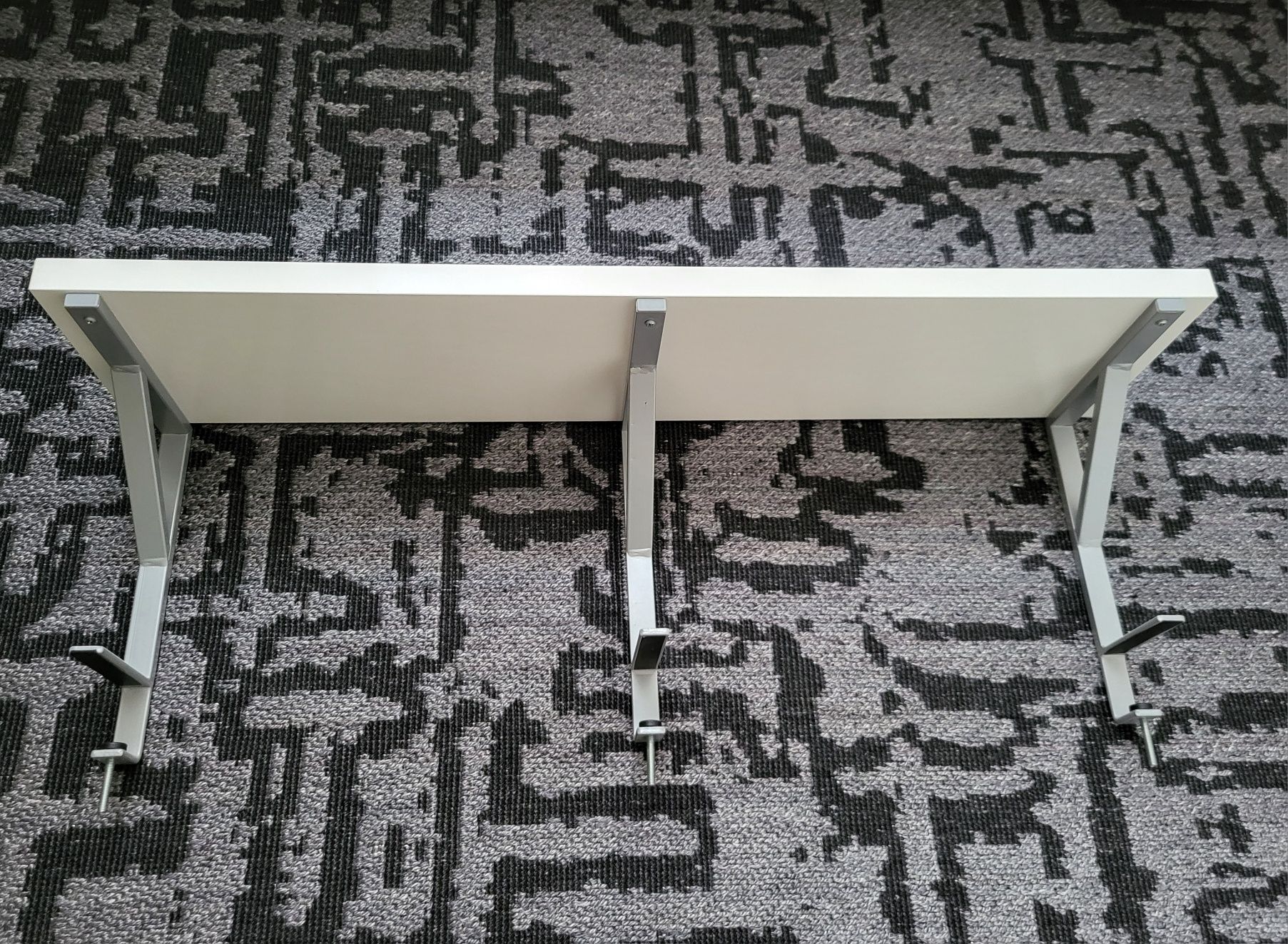 IKEA półka na biurko Ekby Jarpen + wsporniki Ekby Tore