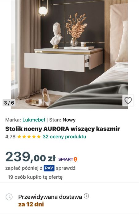 Szafka podwieszana NOWA!