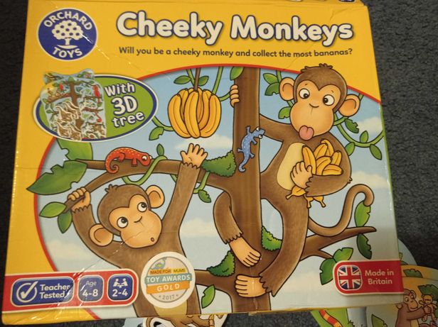 Настільна гра Cheeky Monkeys Orchard Toys