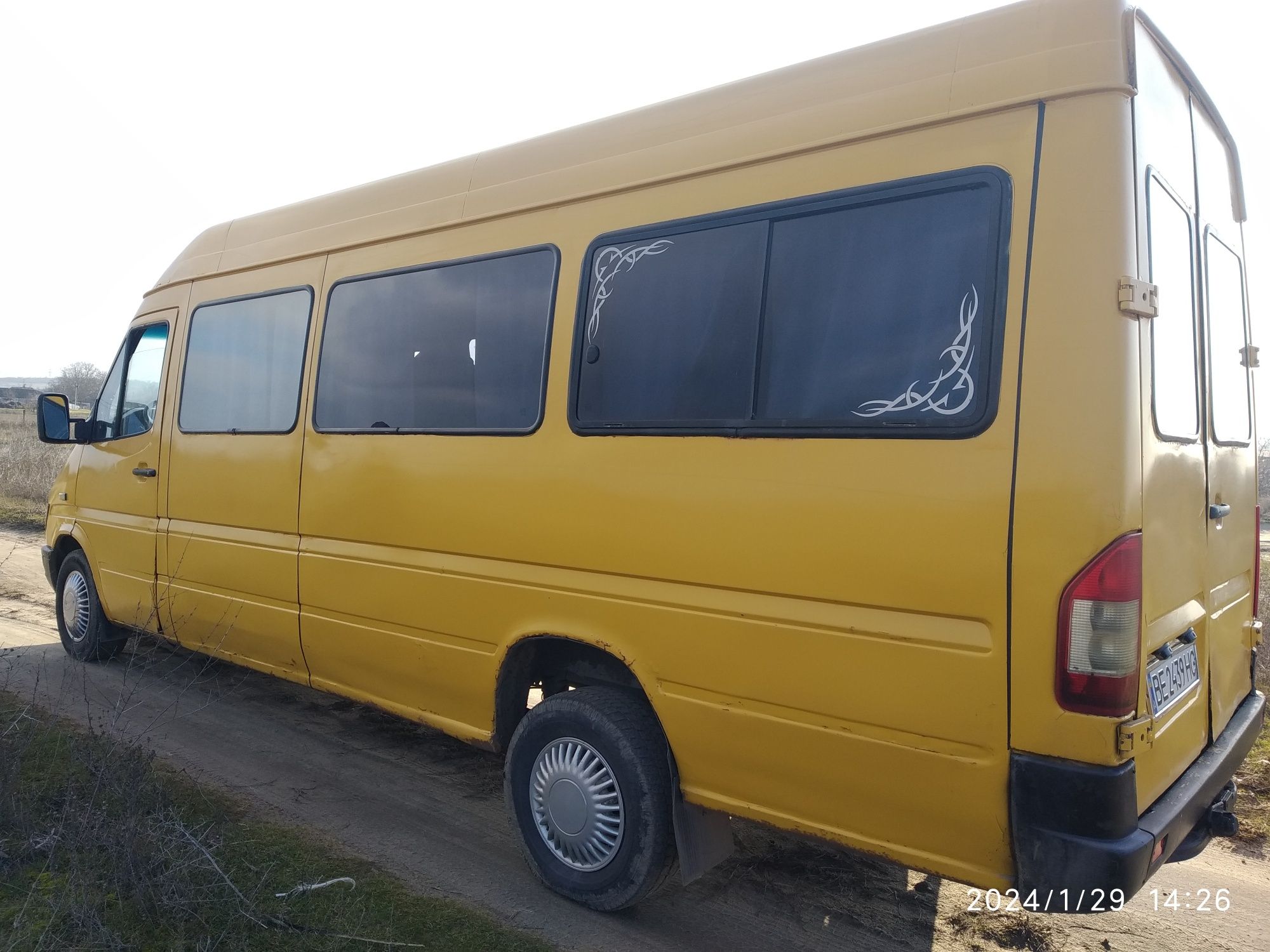 Mercedes sprinter 2,9 TDI 19 мест довга база пасажир