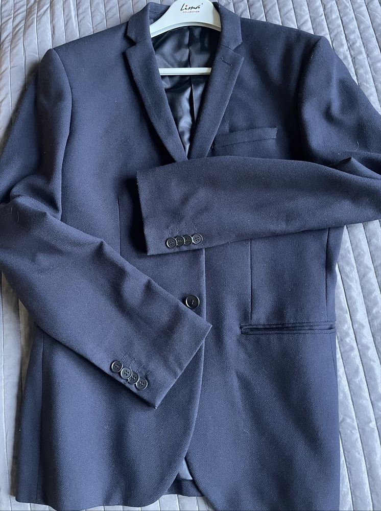 Marynarka  męska granatowa H&M