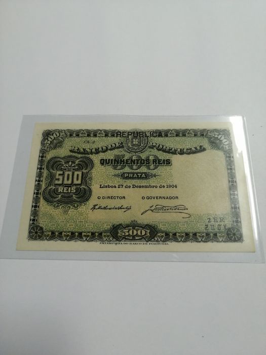 Nota de 500 REIS 1904 Nova