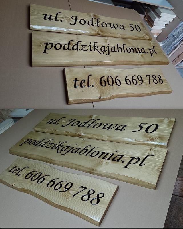 Deska z grawerem na prezent decha grawerowana napis na drewnie szyld