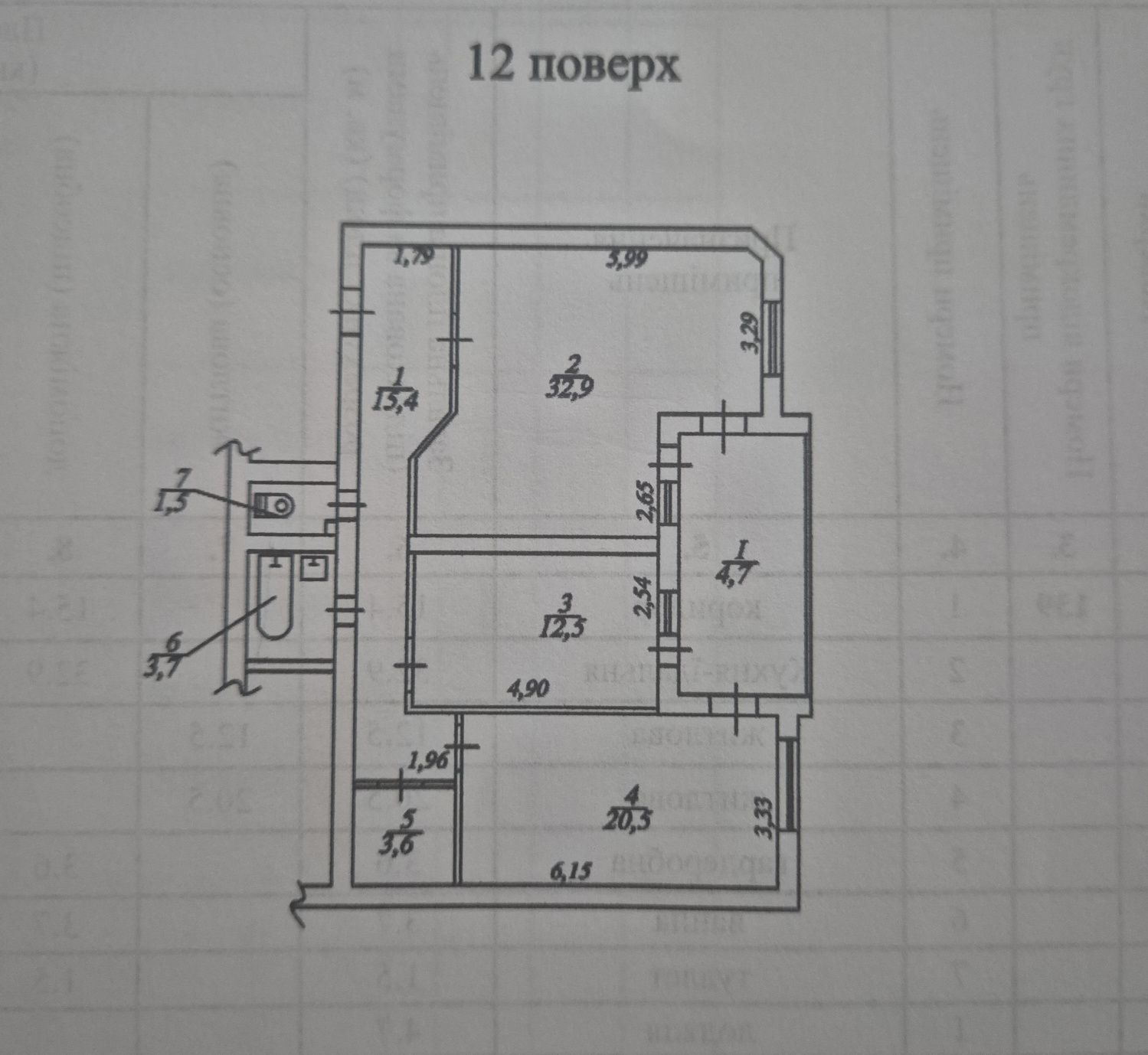Аренда 3к квартиры на ж/м Тополь 1