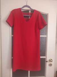 Elegancka sukienka w kolorze czerwonym r M