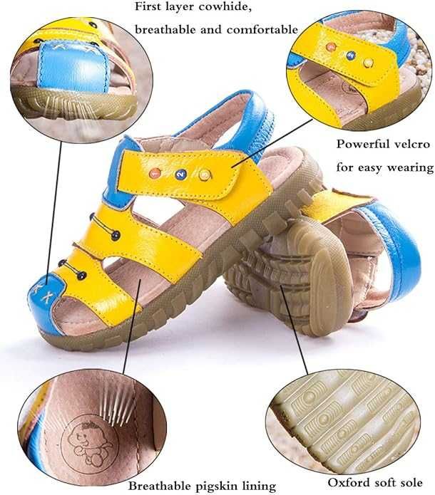 Nowe dziecięce buty skórzane / sandały / sandałki Oxford / R-28 !3236!