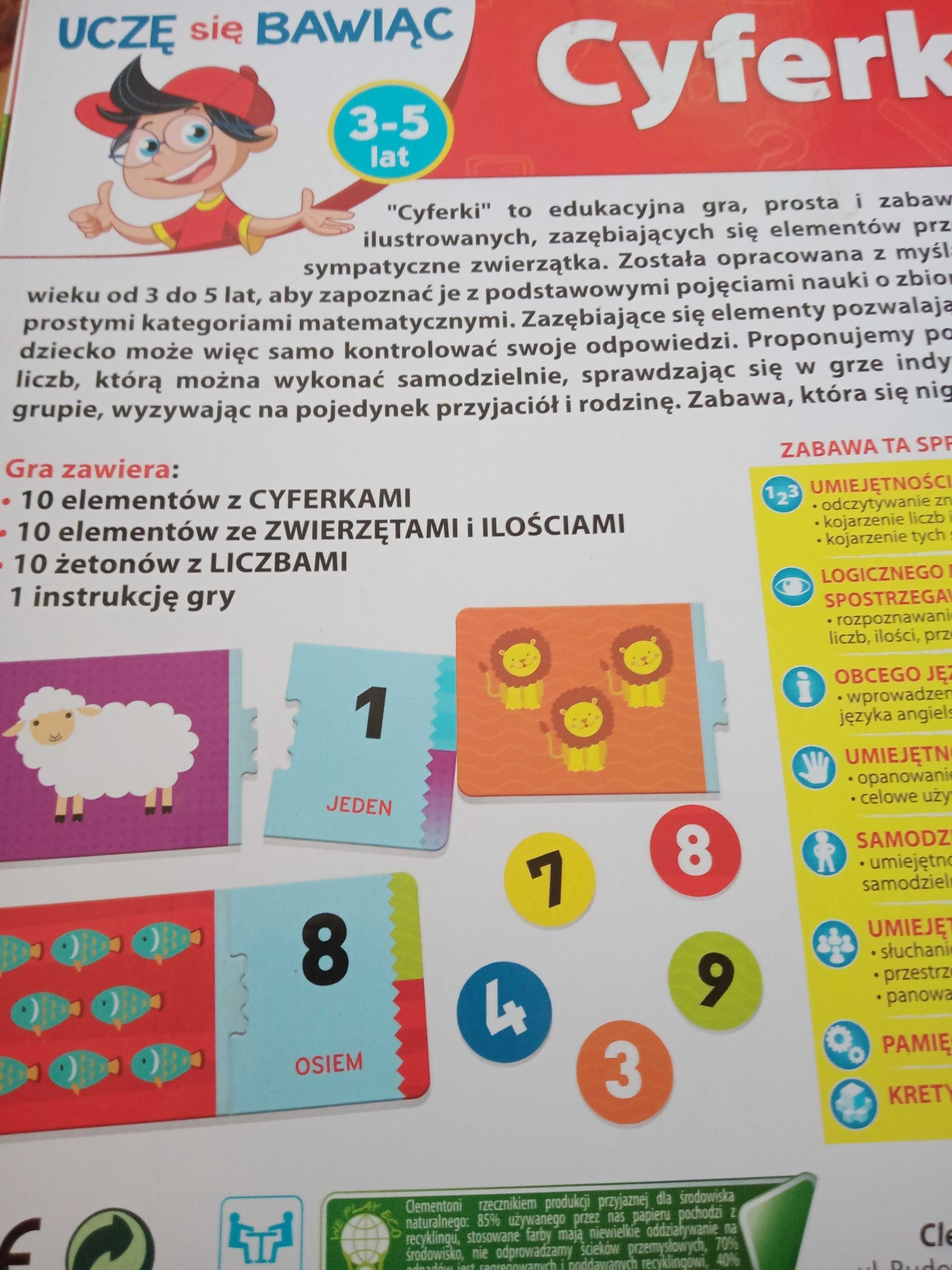 Cyfry - gra edukacyjna..