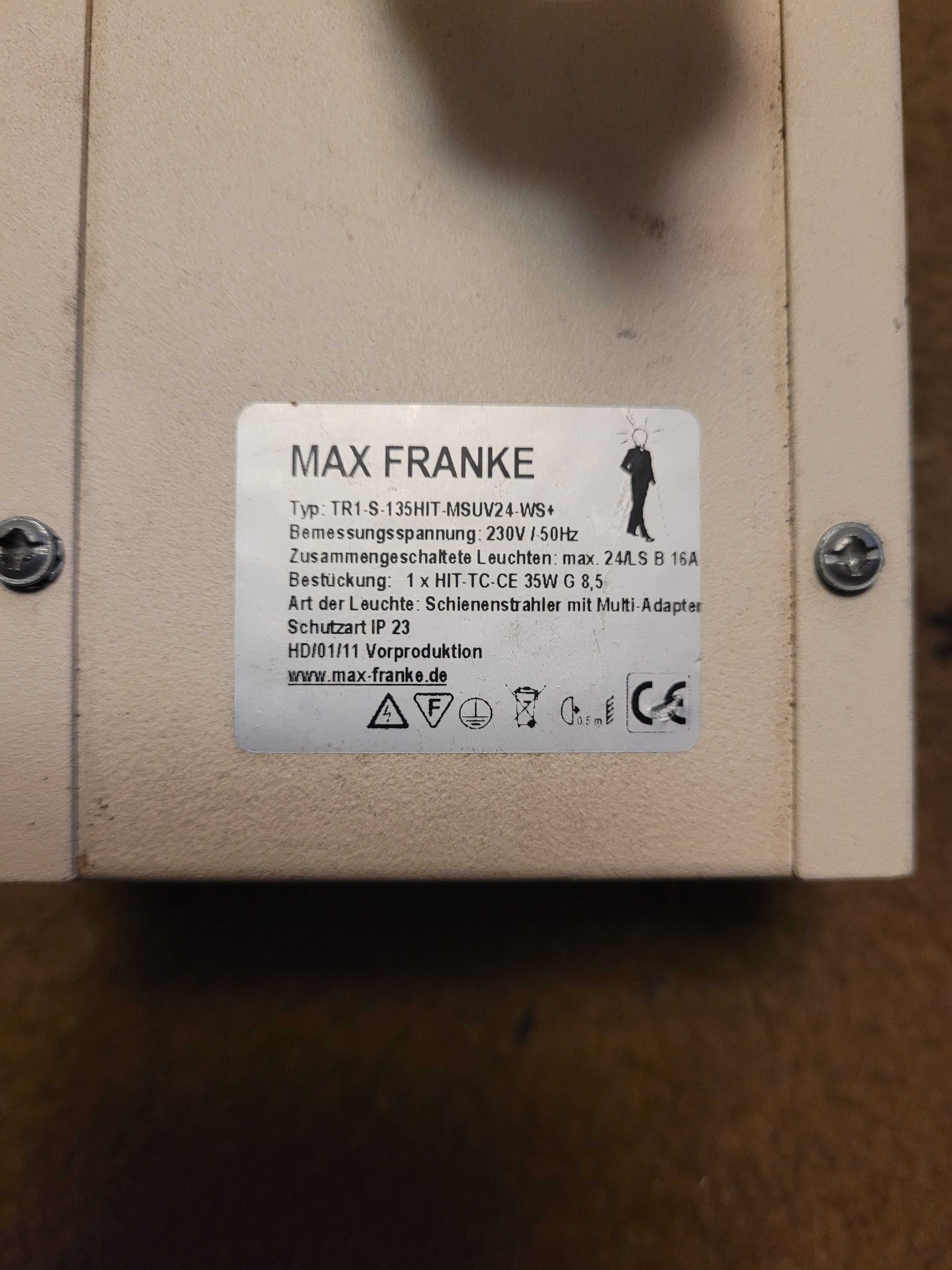Трековий світильник  max franke