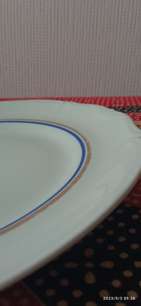 Duży talerz porcelanowy z Chodzieży