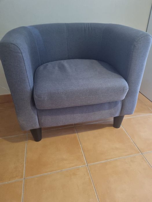 Vendo cadeirão cinzento