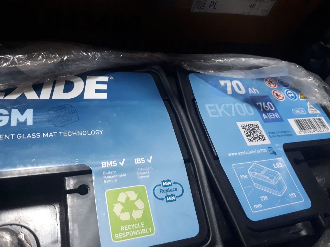 Продам акб exide agm 70 ah