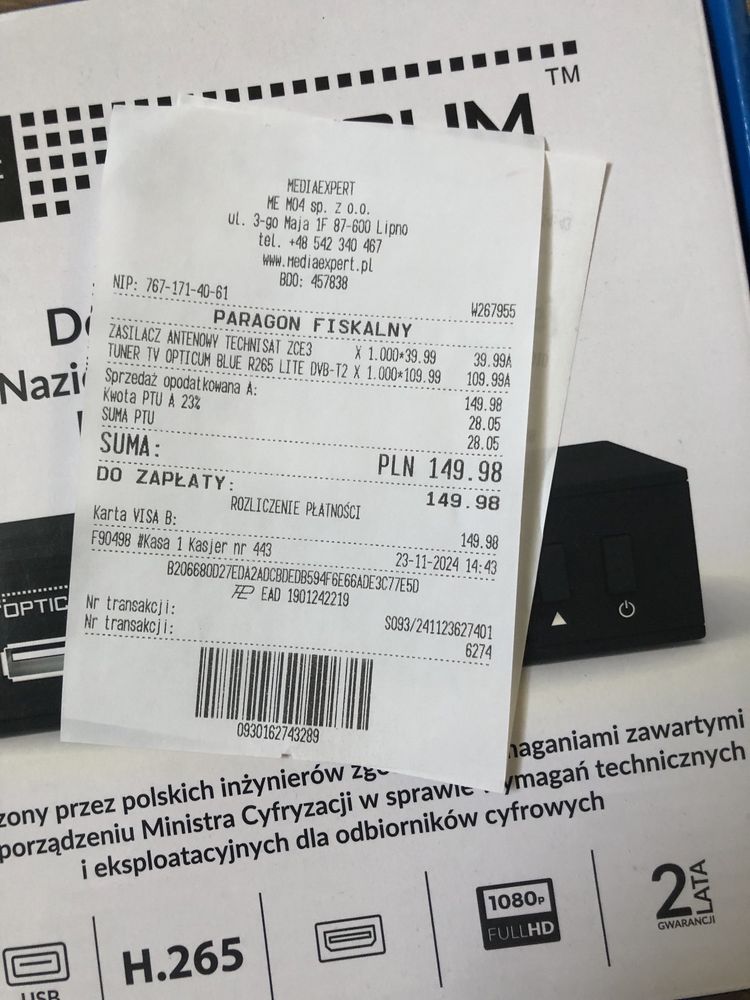 NOWY Dekoder DVB-T2 oraz DVB-T