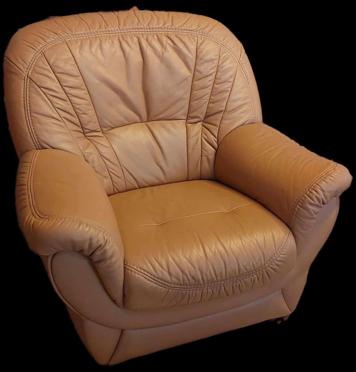 Komplet wypoczynkowy Sofa Kanapa Fotel Podnóżek