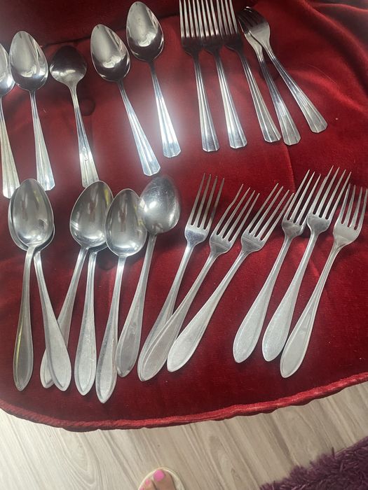 Sztućce nierdzewne 32 sztuki