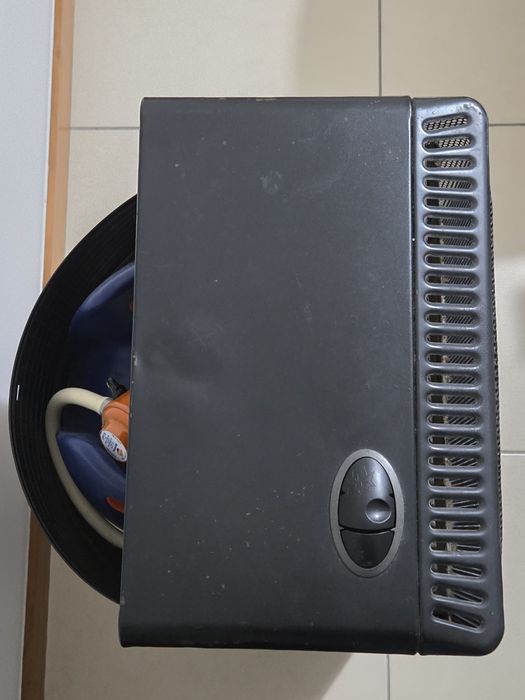 Aquecedor a gás com garrafa