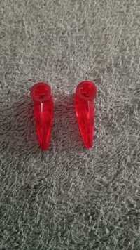 LEGO technic klocek klocki czerwone 2 szt 2szt