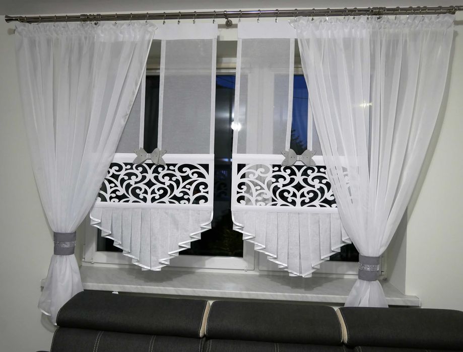 Firana , panel ażur,  Firana do salonu nowoczesna