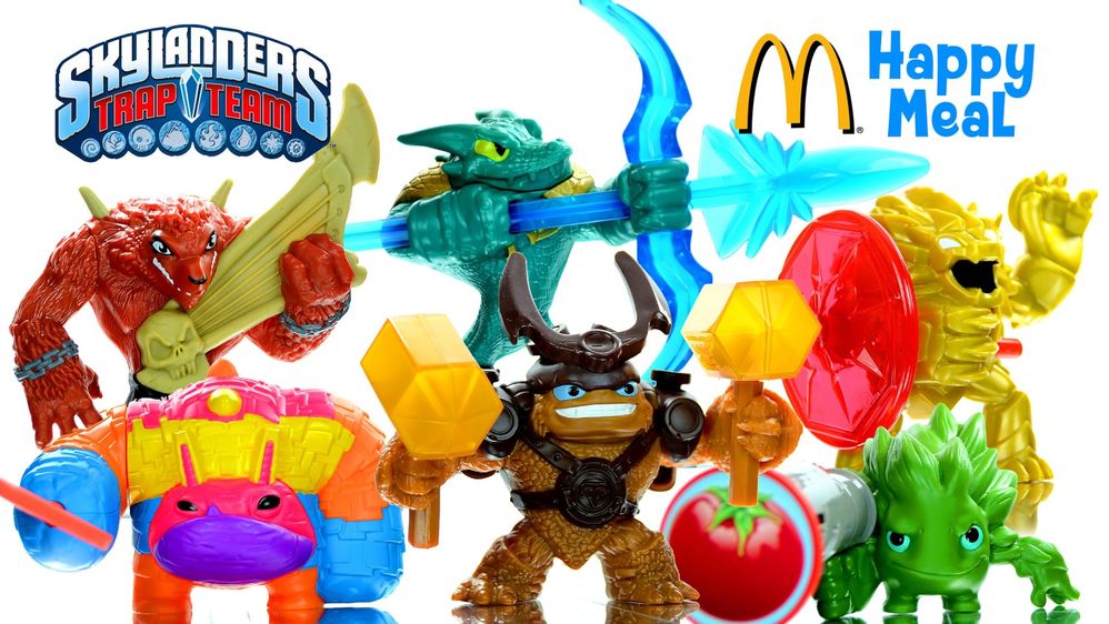 Wallop Figura brinde Happy Meal McDonald's 2015 Skylanders Trap Team