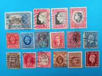 Старинные марки Британии и Британских колоний.