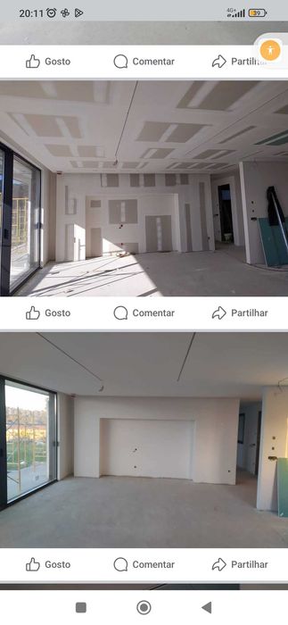 faço trabalhos em pladur tetos falsos divisorias Emassamentos, pintura