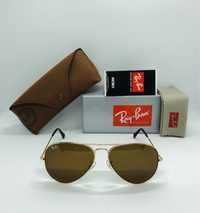 Солнцезащитные очки Ray Ban Aviator Large Metal 3025 001/33 58 стекло