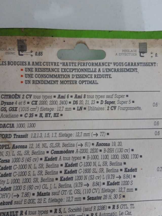 4 Velas de ignição Valeo