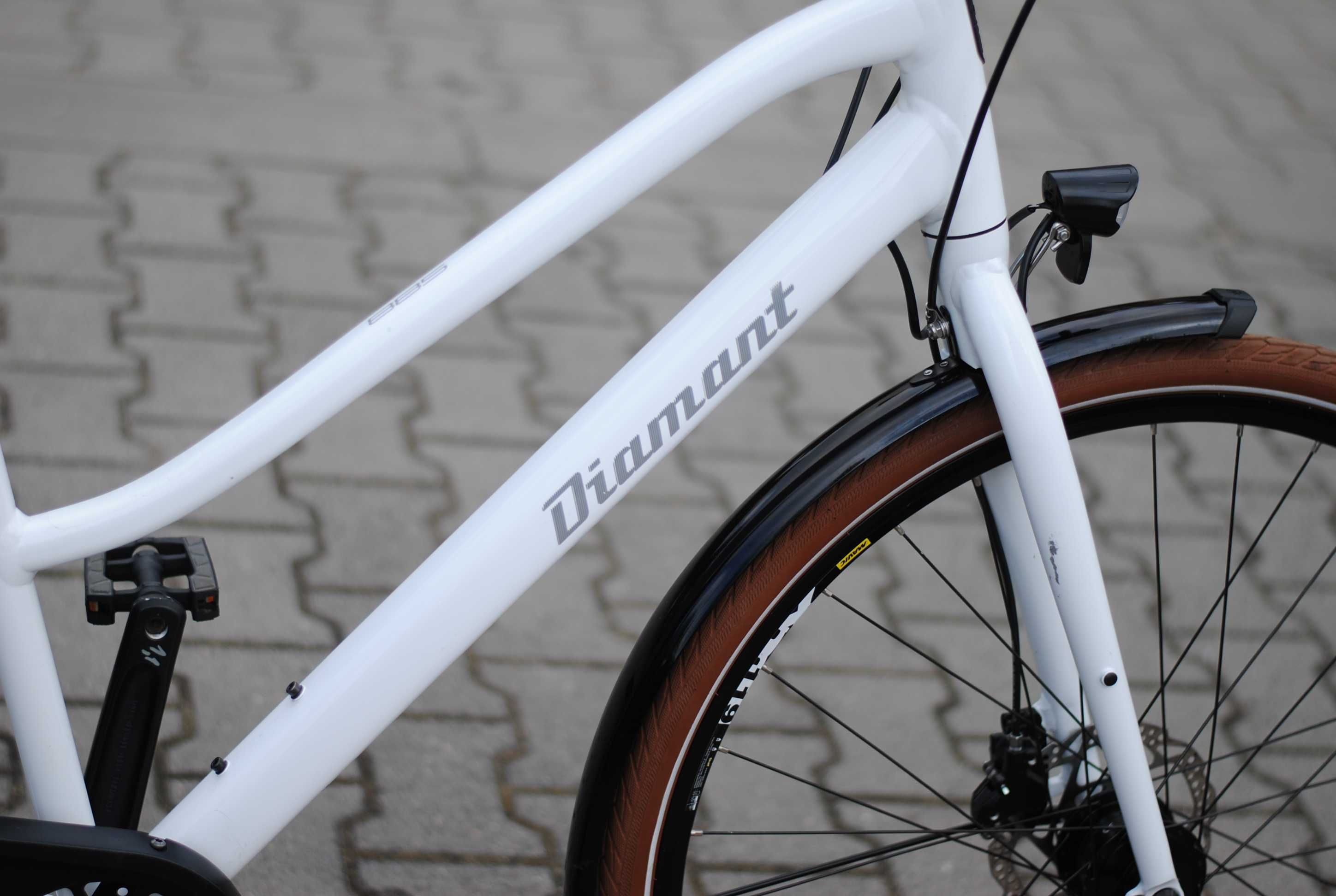 Miejski damski rower Diamant model 885, shimano nexus 8, hydraulika