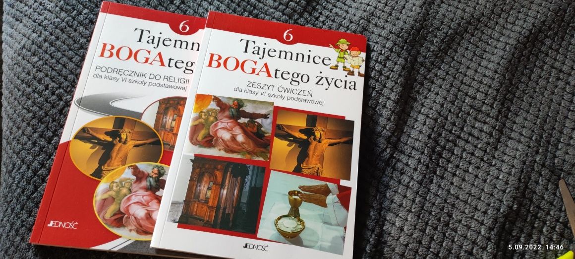 Podrecznik i ćwiczenie do religii komplet Tajemnice bogatego życia 6