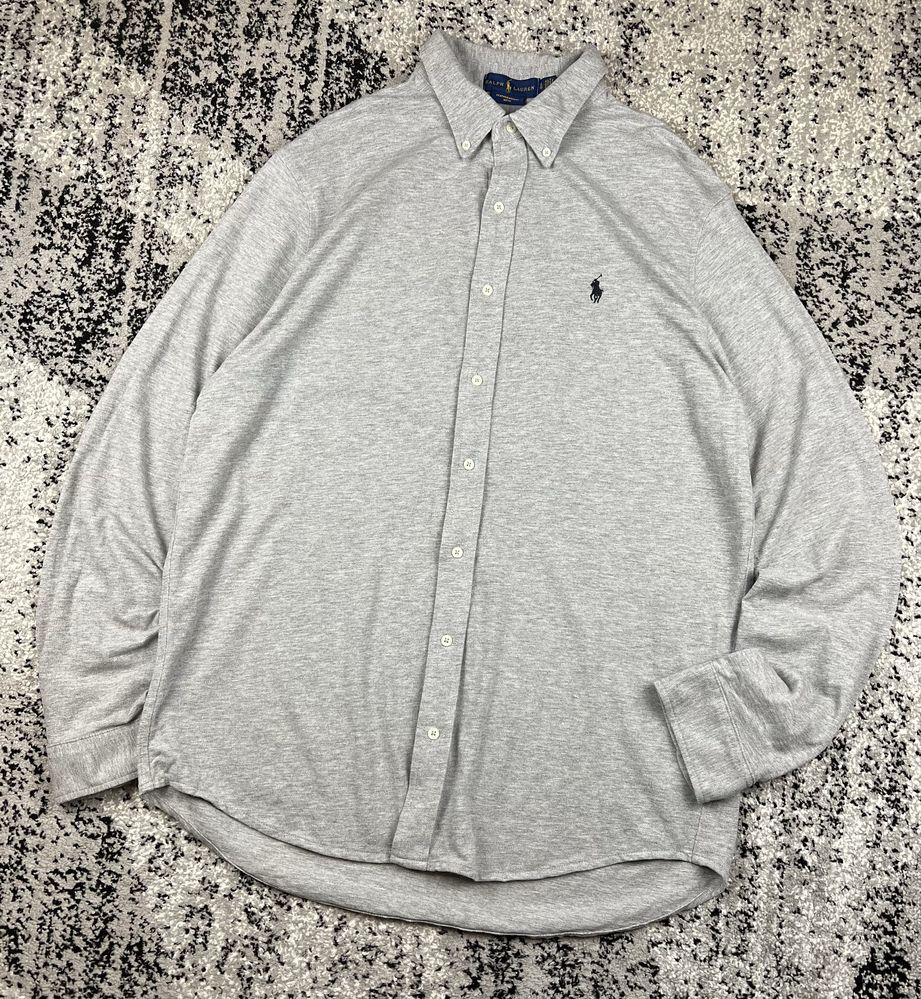Polo Ralph Lauren чоловіча сорочка, брендова сорочка, рубашка Коттон