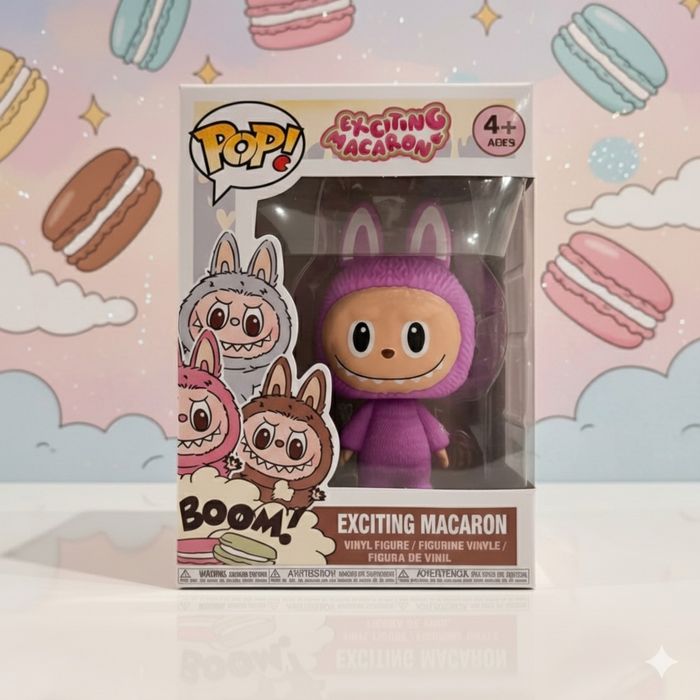 Pop Labubu cor de rosa