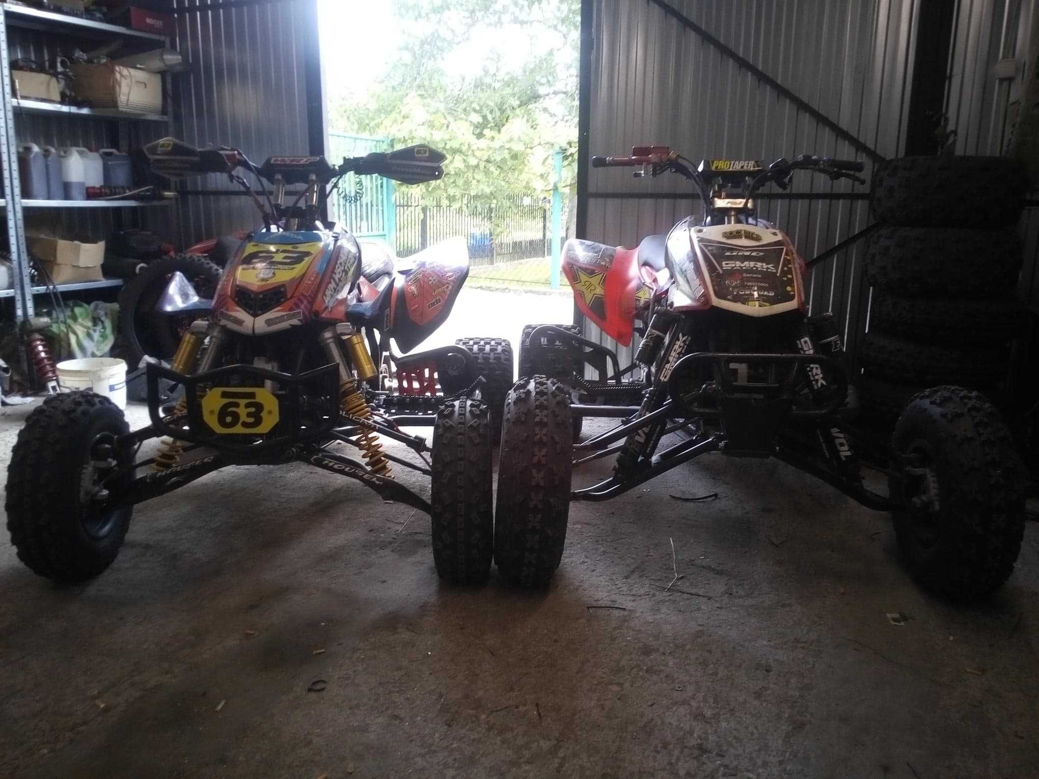 Honda trx 450R Części tuning koła silnik reklus wydech i inne