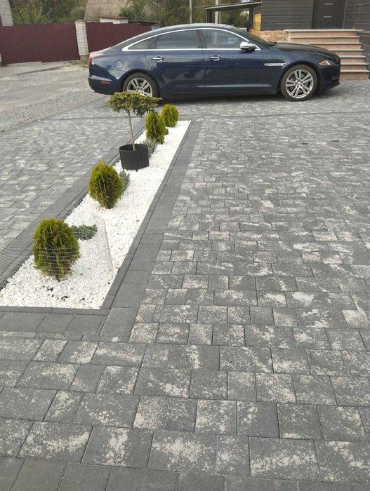 Бруківка вібропресована Плац 4.5см , 6 см