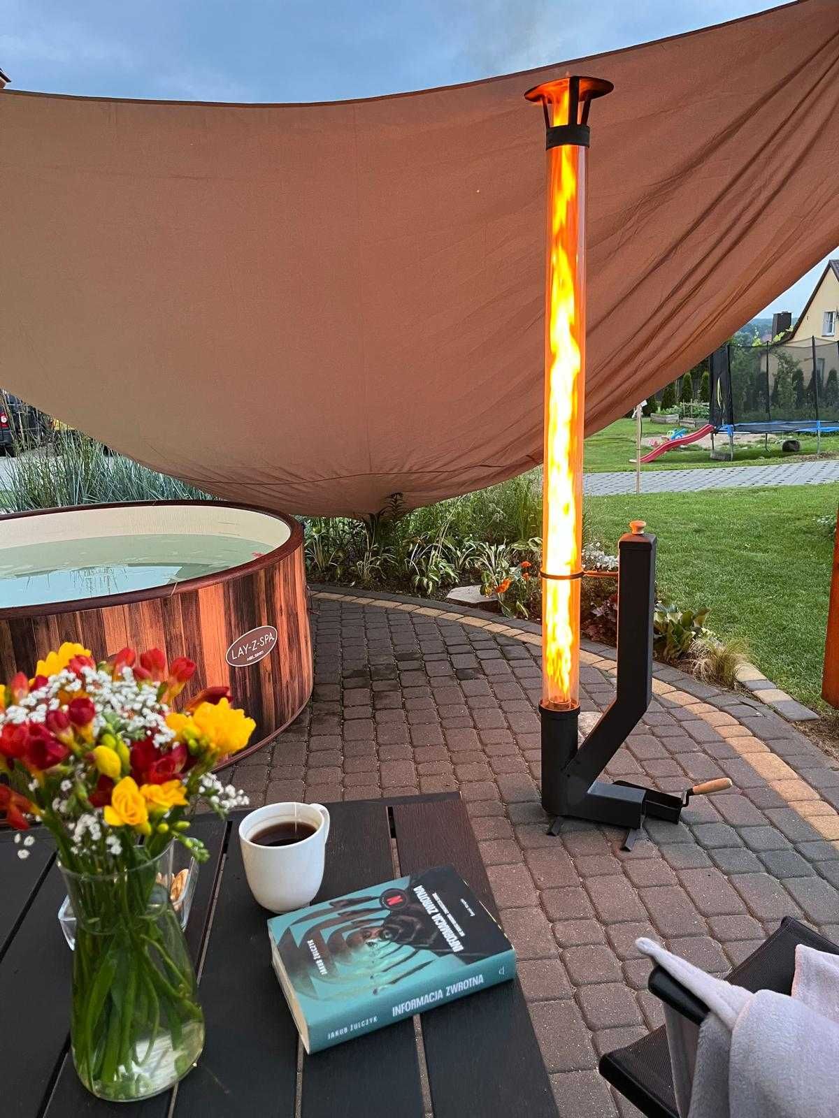 PROMOCJA!! 2w1 GRILL - OGRZEWACZ/ Parasol/ Lampa na pellet PROMOCJA!!