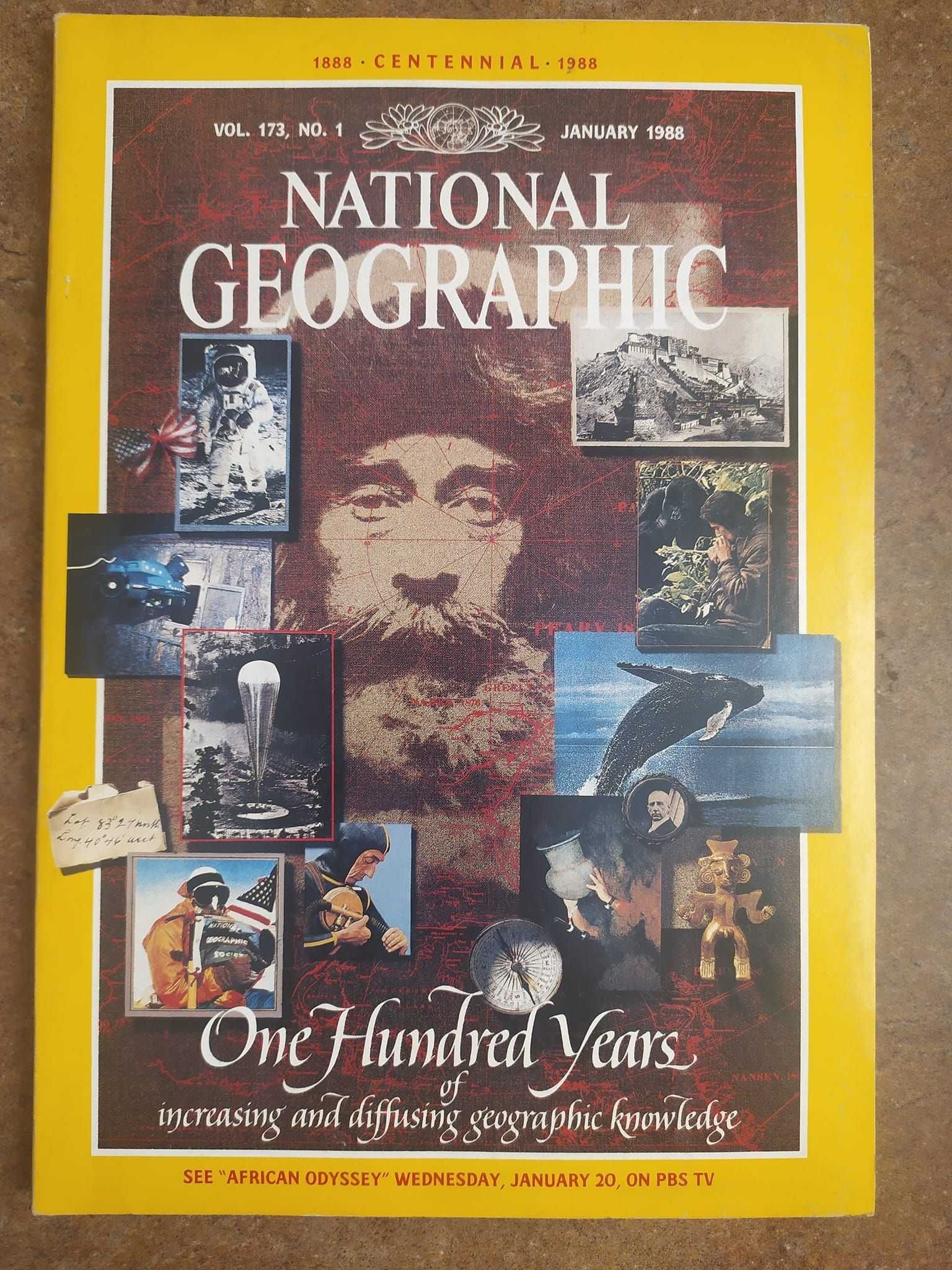 Archiwalny numer National Geographic 1988 January