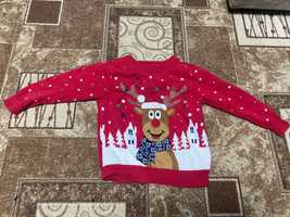 Новогодний детский свитерок