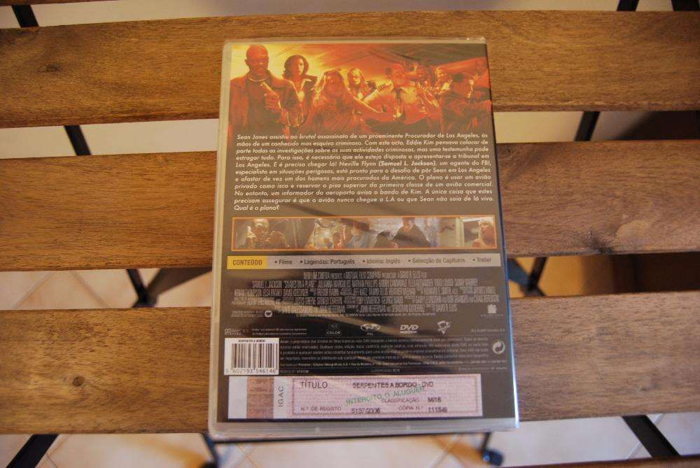 Snakes on a Plane - Serpentes a Bordo (DVD original SELADO)