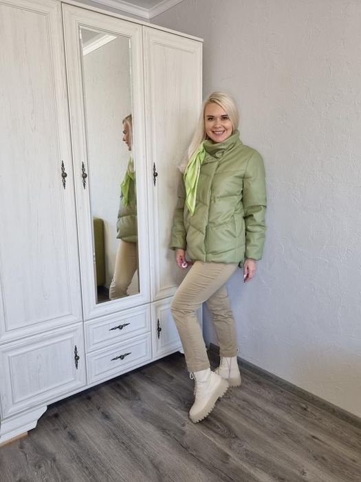 Куртка зимова еко шкіра Reserved