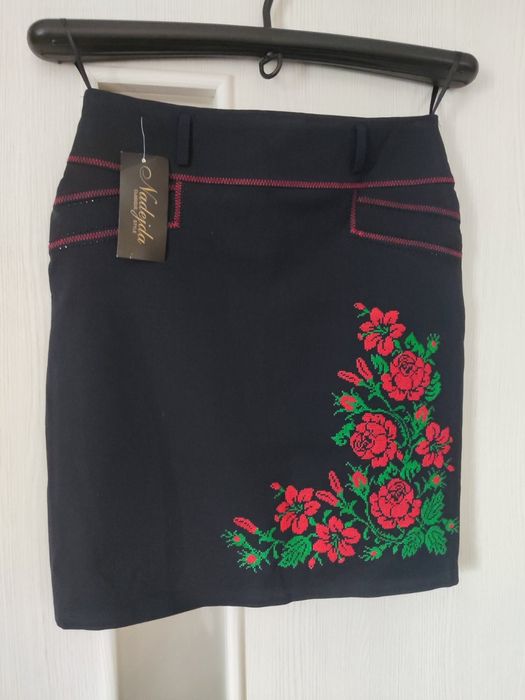 Юбка вышиванка 44 46р