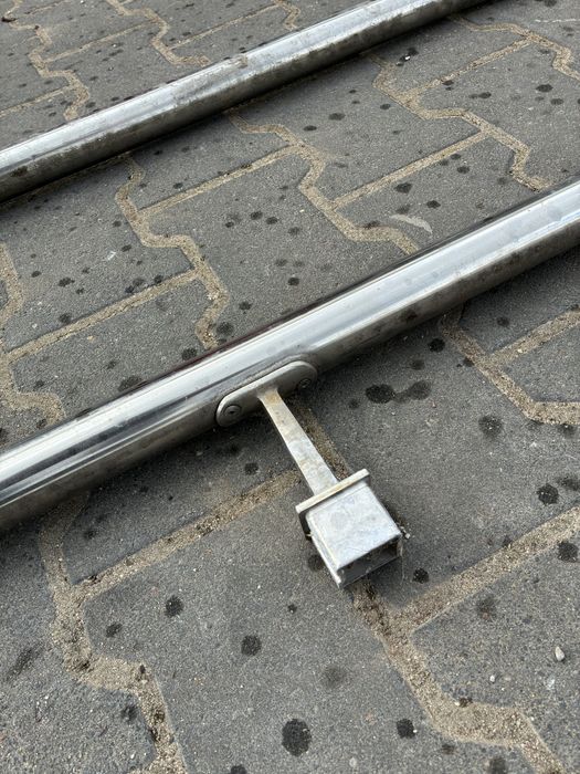 Poręcz rury nierdzewne Inox średnica 42mm, długości 5,45m i 4,55m