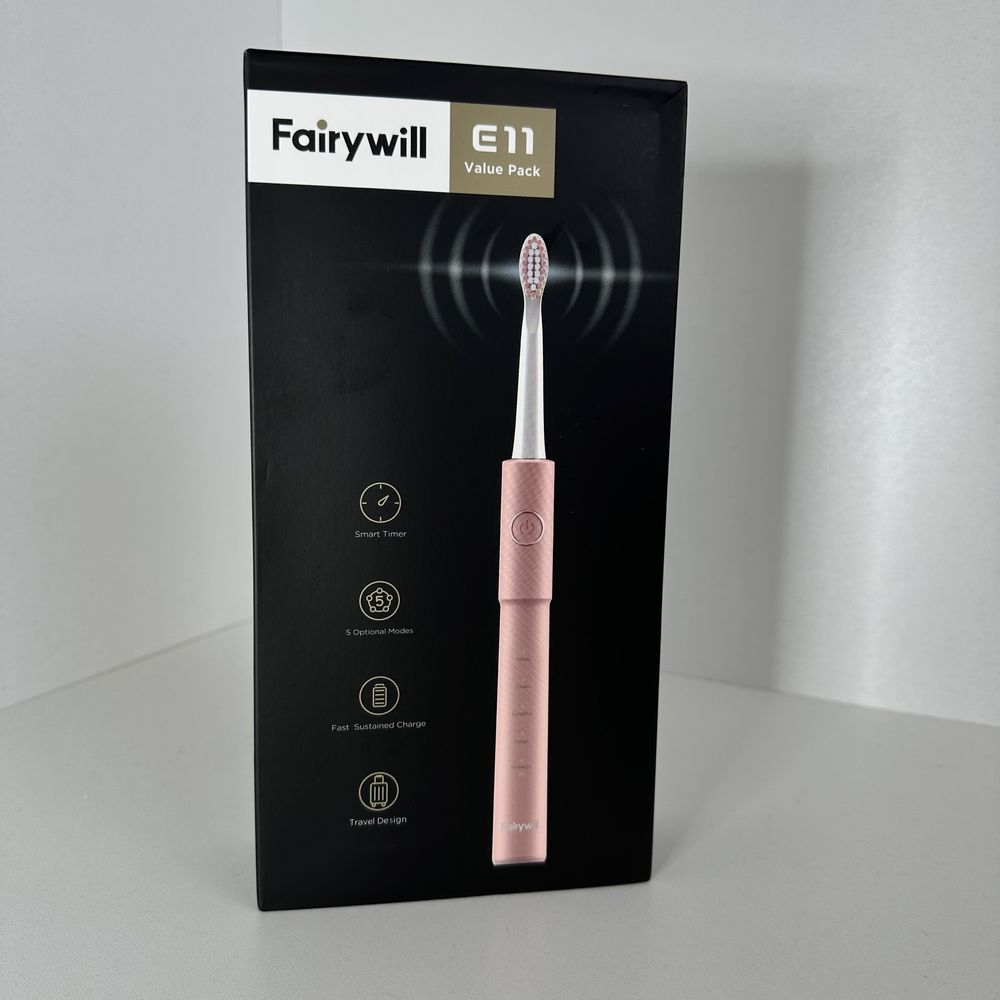 Нова Електрична зубна щітка Fairywill E11 pink
