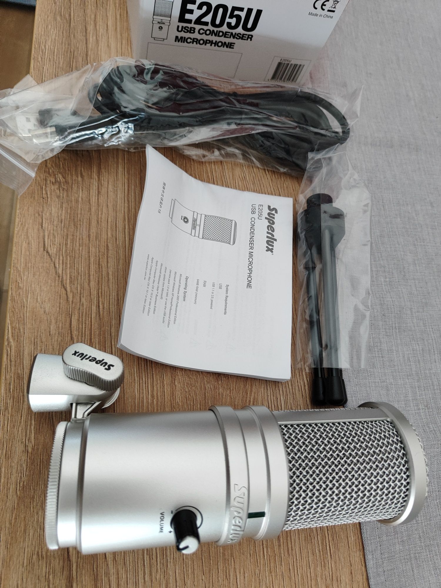 Superlux E205U – mikrofon pojemnościowy USB