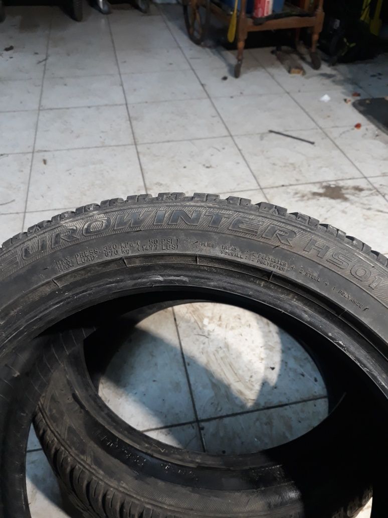 2 Opony zimowe 225/45r17 FALKEN 6mm Rok 2019